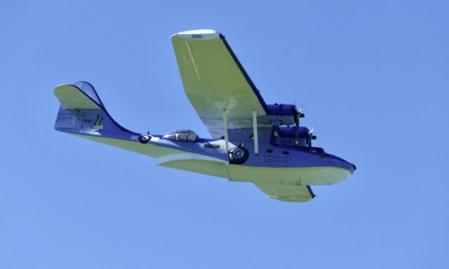 ZK-PBY — - Overhead of Royal New Zealand Air Force Base Auckland. Was NZ4017 when in military service.