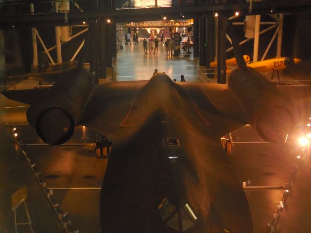 Lockheed Blackbird — - A SR-71 On Display At Steven Udvar Hazy Center Near Dulles Int Airport