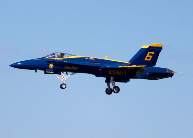 McDonnell Douglas FA-18 Hornet (16-3741) - At Barksdale Air Force Base. 