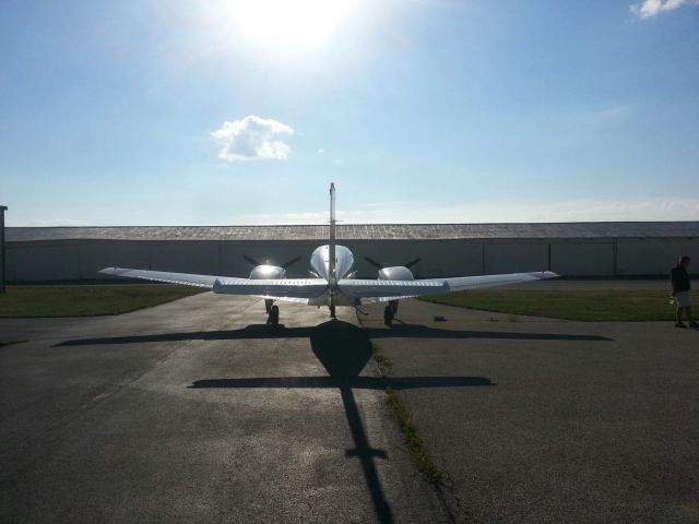 Beechcraft 55 Baron (N507T) - Enroute to Oshkosh, AirVenture 2013.