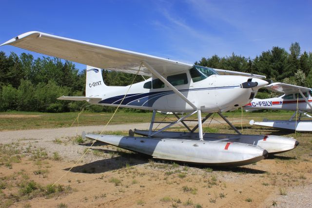 Cessna Skywagon (C-GYXT) - C-GYXT Cessna 180 Skywagon- RVA -Aéroport du lac à la Tortue QC. CSL3 08-06-2019.