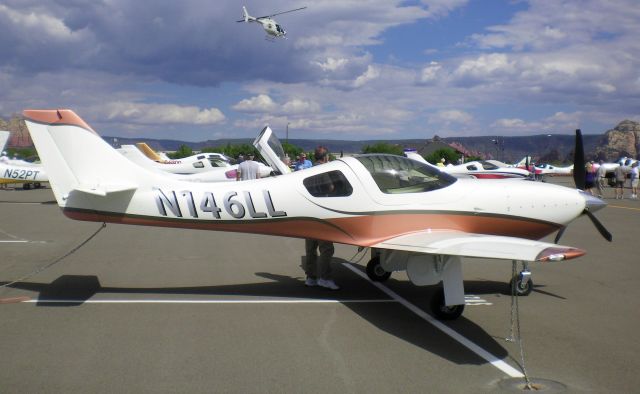 Lancair Legacy 2000 (N146LL) - Lancair Legacy from New Iberia displayed at Sedona AZ.