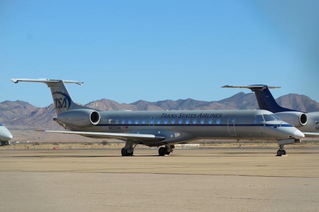 Embraer ERJ-145 (N832HK) - 11/28/2020 - This A/C has been stored in Kingman since 2020