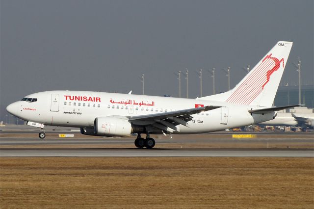 BOEING 737-600 (TS-IOM) - BOEING 737-6H3, Tunis Air, EDDM München Franz Josef Strauss