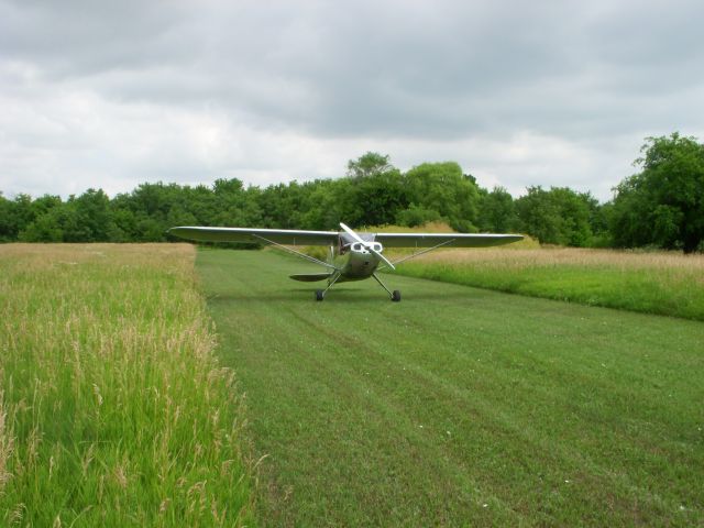 Cessna 120 — - July 4 just before hay cutting