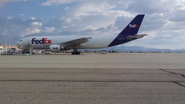 Airbus A300F4-600 (N682FE) - Outside the fence at KTUS freight ramp