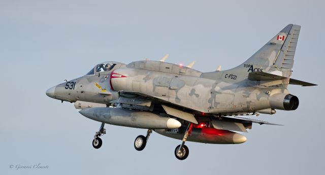 SINGAPORE TA-4 Super Skyhawk (C-FGZI) - McDonnell Douglas A-4N Skyhawk II Top Aces C-FGZI at Grosseto AB Italy