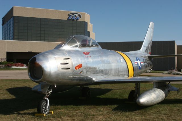 North American F-86 Sabre — - Sabre Jet at EAA Museum Grounds Oshkosh, WI USA