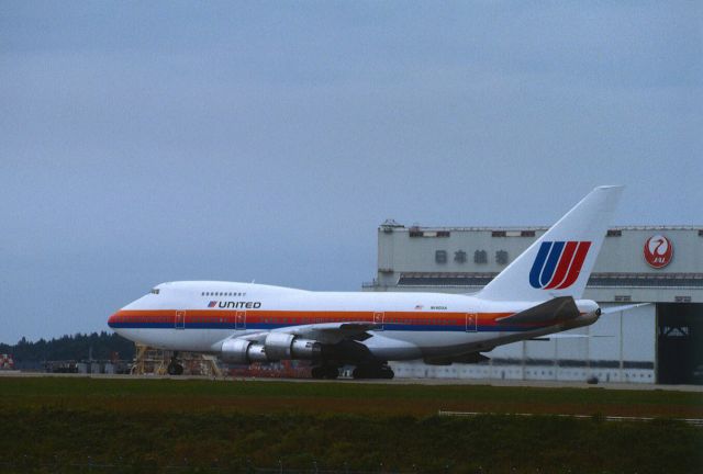 BOEING 747SP (N140UA) - Departure at Narita Intl Airport Rwy34 on 1986/10/10