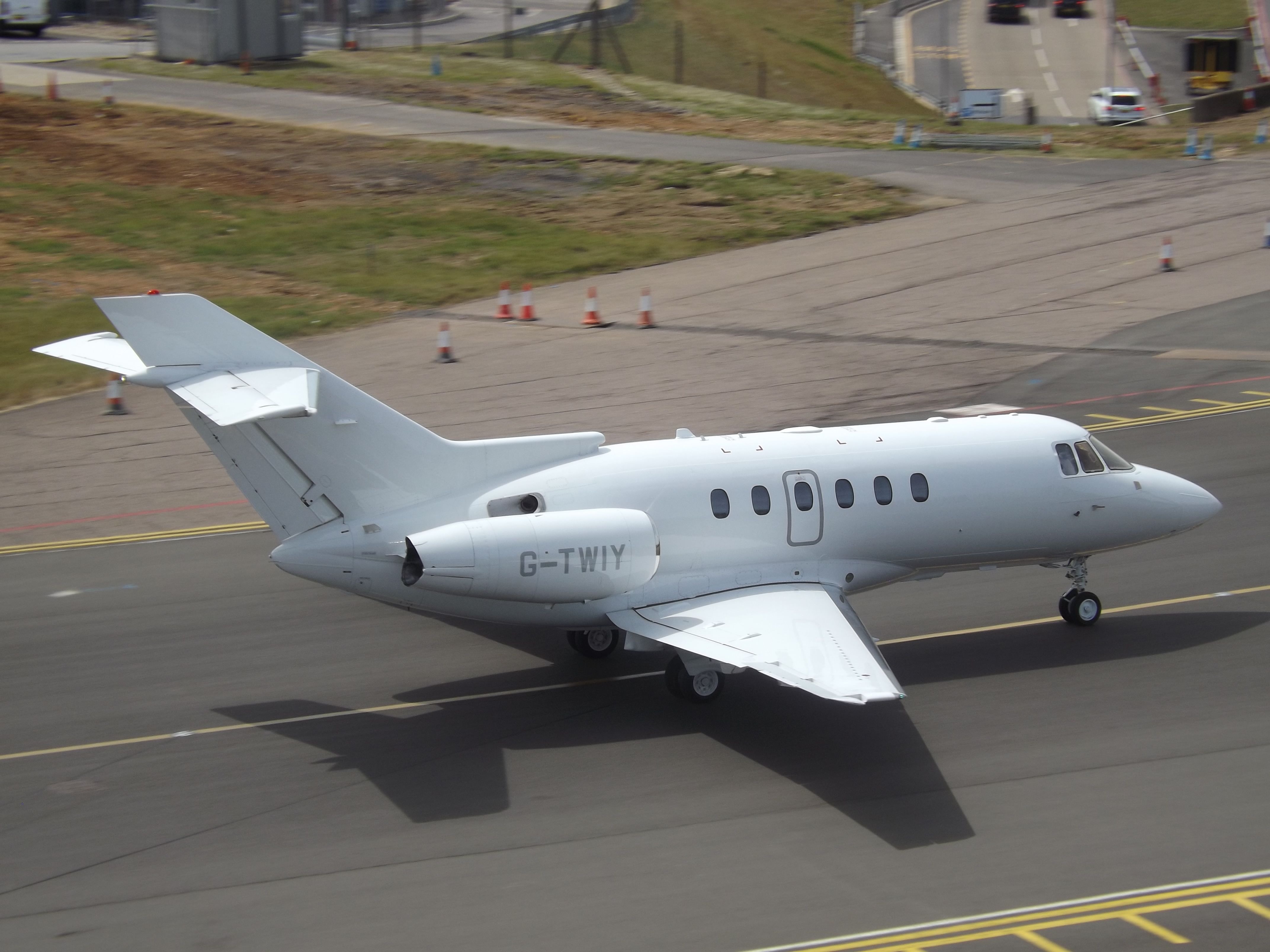 G-TWIY — - Taxing in at Luton Airport.