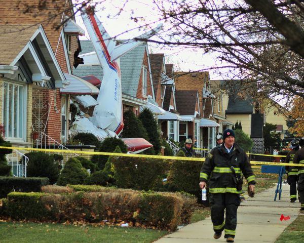 Aero Commander 500 (N30MB) - 1964 Aero Commander 500-B crash just short of 31C near Chicago Midway, 11/18/14