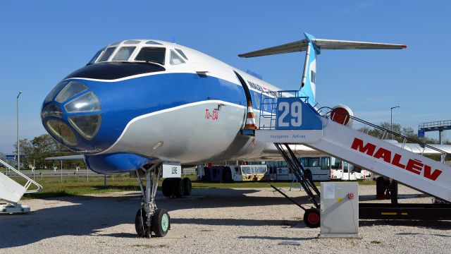 Tupolev Tu-134 (HA-LBE) - 1973 Tupolev TU-134, Malev, Oct 2022 (Aeropark Budapest)