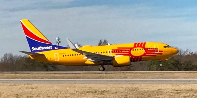 Boeing 737-700 (N781WN) - New Mexico One.