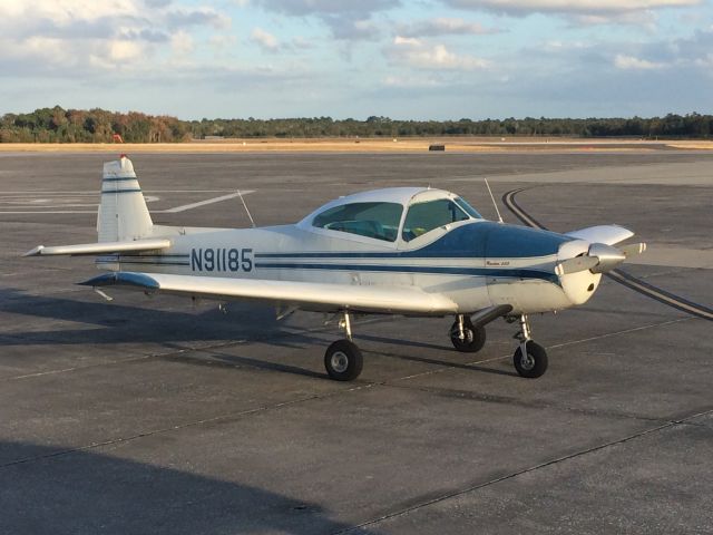 N91185 — - Shot with an I Phone 5S about one before sunset at Bartow, FL at self service pumps. Shot from a 6 foot ladder.