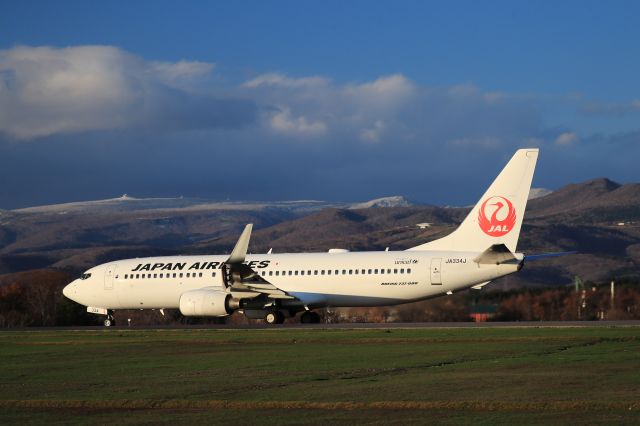 Boeing 737-800 (JA334J) - November 18th 2017:HKD-HND.