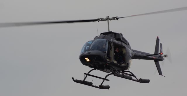 Bell JetRanger (N726H) - HHI HELIPORT-KEARNY, NEW JERSEY, USA-FEBRUARY 20, 2023: A sightseeing helicopter, operated by FlyNYON, is seen by RF at approximately 1109 hours preparing to land after a doors-off tour of New York City.