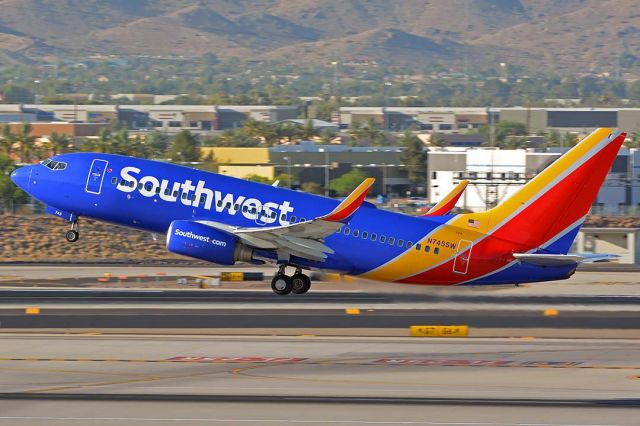 Boeing 737-700 (N745SW) - Southwest Boeing 737-7H4 N745SW at Phoenix Sky Harbor on June 21, 2018.