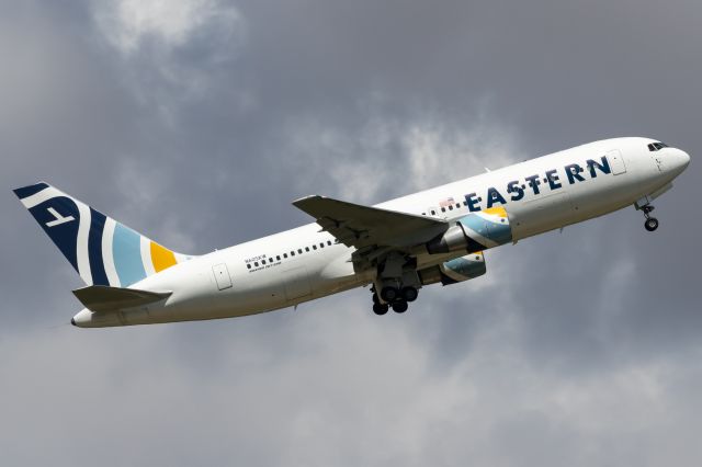 BOEING 767-200 (N605KW) - Super rare to see a passenger 767-200 nowadays! This Eastern 762 flew in to Sheppard today to drop off a batch of brand new Airmen from Lackland for tech school. (I'm currently in crew chief tech school here). Here it is departing to drop off some more Airmen in California. 