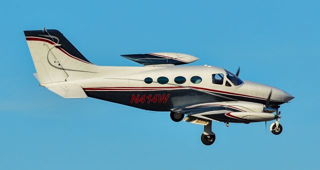 Cessna Chancellor (N414W) - N414W Cessna 414 s/n 414-0025 - North Las Vegas Airport  KVGTbr /Photo: TDelCorobr /April 10, 2024