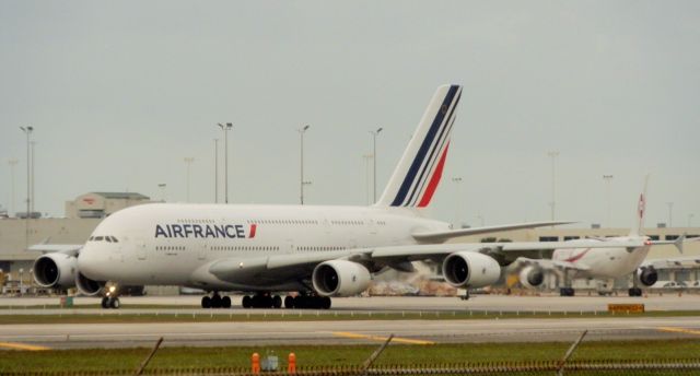 Airbus A380-800 (F-HPJE) - Departing for Paris,Charles de Gaulle(Roissy){LFPG}