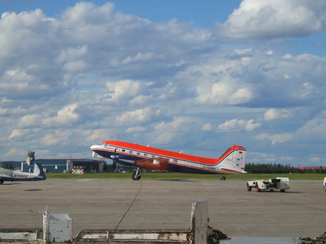 Douglas DC-3 (C-GAWI) - Parked At Woodward Aviation F.B.O. Goose Airport Lab.