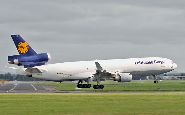 Boeing MD-11 (D-ALCK) - lufthansa cargo md-11f d-alck landing at shannon from atlanta via jfk 27/8/18.