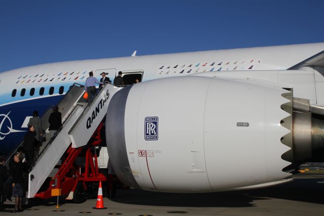 Boeing 787-8 (N787BX) - Dreamliner test flight to Sydney 2012