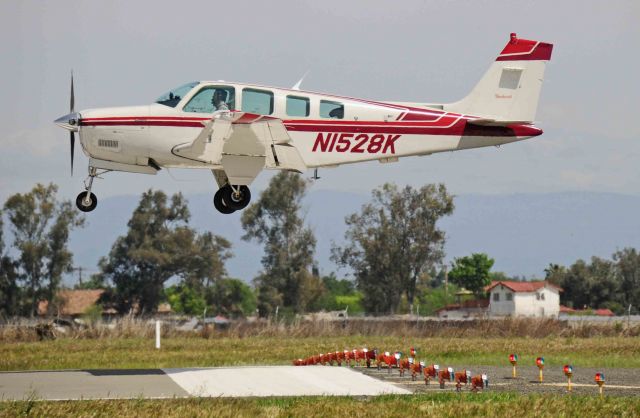 Beechcraft Bonanza (36) (N1528K) - "Over the Threshold"