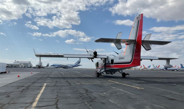 Canadair CL-415 SuperScooper (N386AC) - Waiting for the next fire.