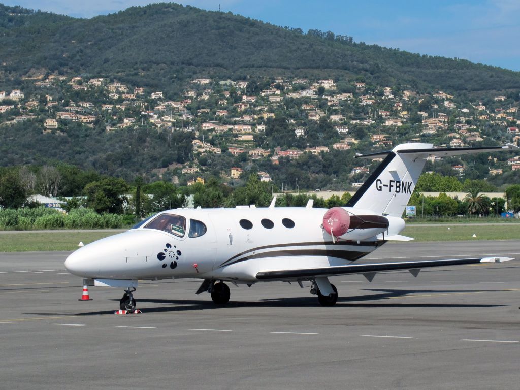 Cessna Citation Mustang (G-FBNK) - At Cannes, France.