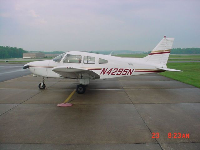 Piper Cherokee (N4295N) - Parked on ramp on 4/23/10