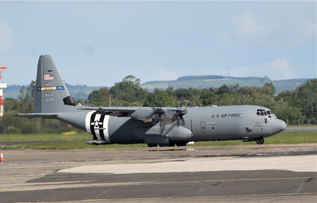 Lockheed C-130 Hercules (14-5802) - rch337 usaf c-130j 14-5802 at shannon 10/6/19.