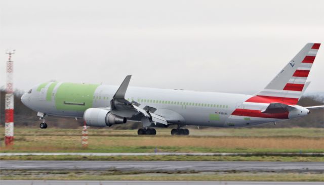 BOEING 767-300 (N388AA) - cargo aircraft management b767-323er n388aa landing at shannon from tel aviv after cargo conversion 18/1/21.