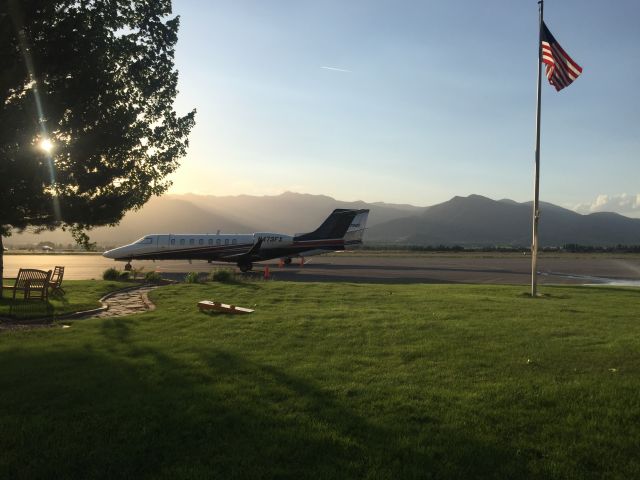 N473FX — - Sunset over the airfield.