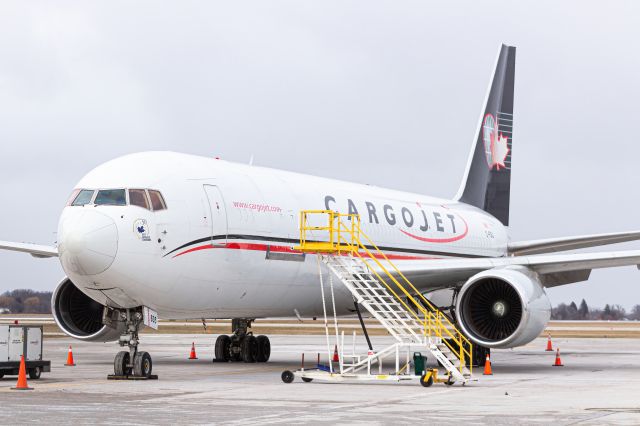 BOEING 767-300 (C-FDIJ) - I'm surprised how close this was parked to the fence. Super cool stuff!