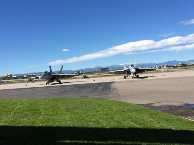 McDonnell Douglas FA-18 Hornet — - Two f-18s visiting today