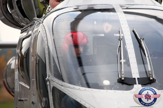 McDonnell Douglas Combat Explorer (LX-HPG) - HELICOPTER OF "LUXEMBOURG AIR RESCUE" LAR for maintenance at EBZW (Genk-Belgium)