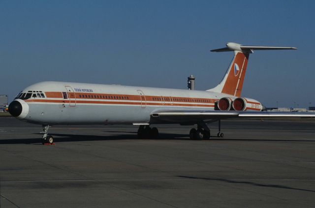 Ilyushin Il-62 (OK-BYV) - Parked at Tokyo-Haneda Intl Airport on 1995/12/12