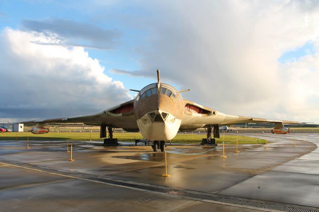 XH648 — - A Handley Page Victor at Duxford Imperial War Museum after an autumn shower on 12 Oct 2012.