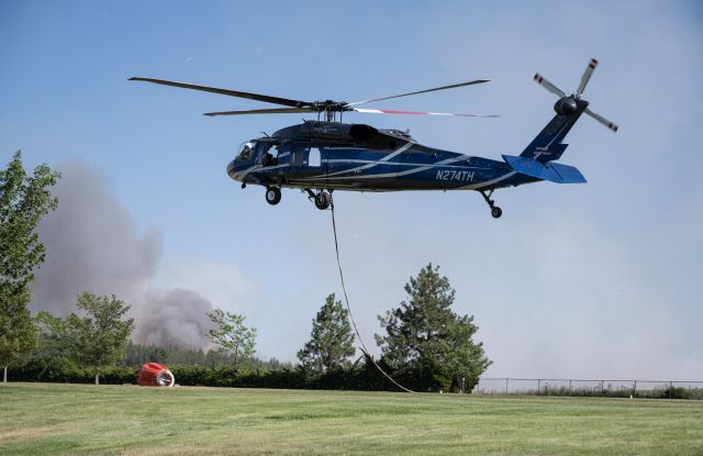 Sikorsky S-70 (N274TH) - ð¥ FIGHTING WILD FIRES ð¥ ON EASTERN WASHINGTON JULY 2021