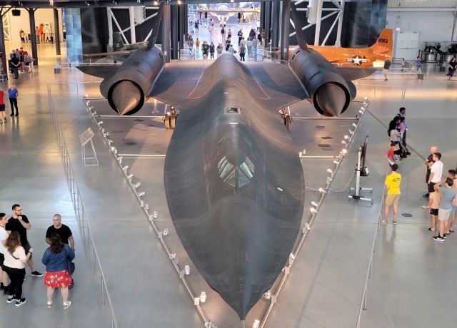 Lockheed Blackbird (61-7972) - SR-71A Blackbird on display at Udvar-Hazy