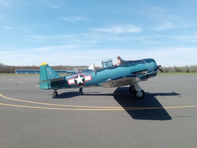 North American T-6 Texan — - Stopped to say HI and switch Pilots