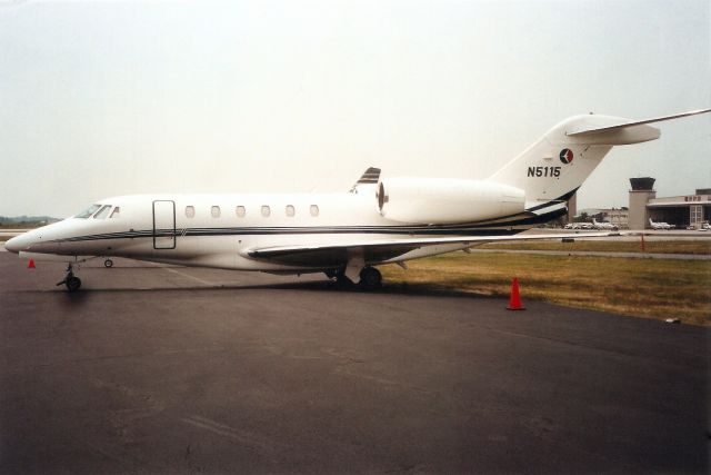 Cessna Citation X (N5115) - Seen here in May-00.br /br /Reregistered N199WT 13-May-05,br /then N287TG 26-Sep-14,br /then exported to Paraguay 16-May-18 as ZP-BOA,