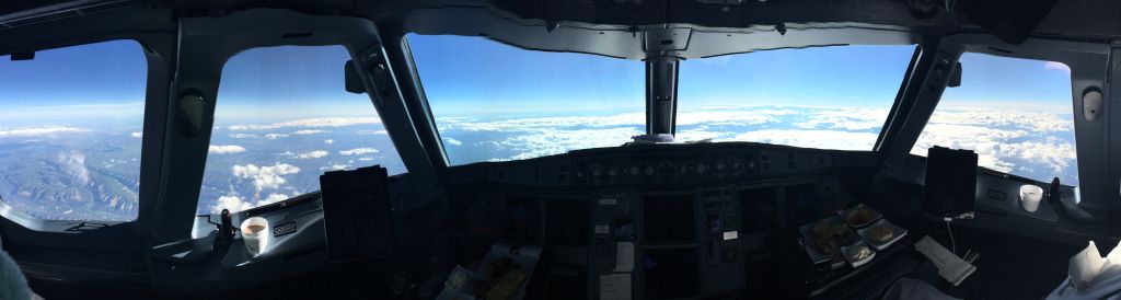 Airbus A321 — - Cruising Altitude on our way to LAX