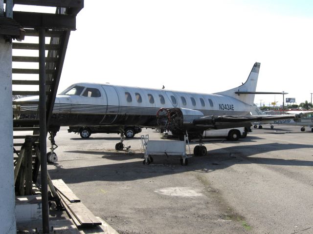 Fairchild Dornier SA-227DC Metro (N343AE) - Parked at Hawthorne