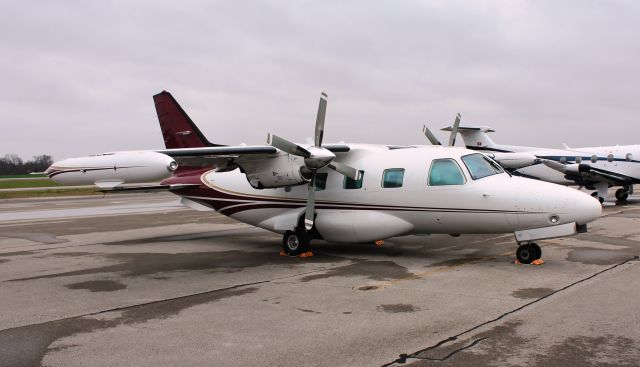 Mitsubishi MU-2 (N193AA) - A Mitsubishi MU-2B-60 on the ramp at Pryor Field Regional Airport, Decatur, AL - March 7, 2017.