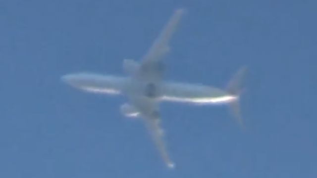 Boeing 737-800 (N805NN) - 20,000 ft above me to Atlanta.