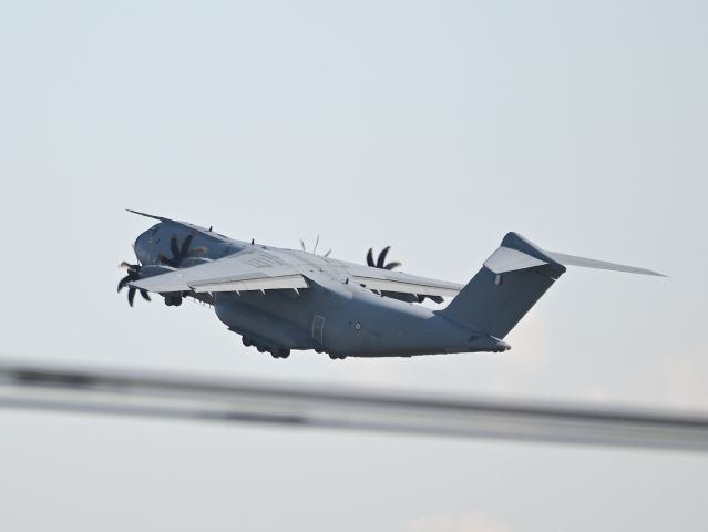 AIRBUS A-400M Atlas (F-RBAN) - Jul 28, 2023br /Take off at RWY17.br /French Air Force Airbus A400M (F-RBAN)br /Joint fighter training was conducted for the first time in Japan with the French Aerospace Force and the Air Self-Defense Force.