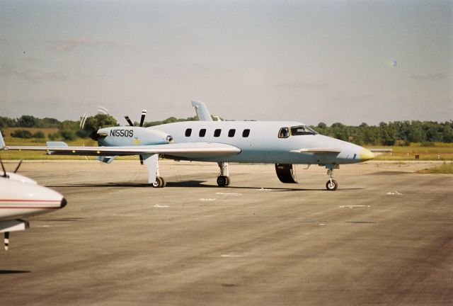 N1550S — - Pre-paint test flight landing at Hutchinson Kansas