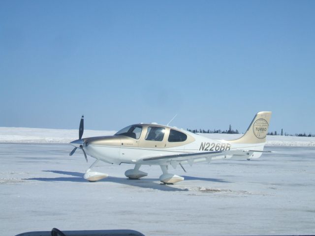 Cirrus SR-22 (N226BB) - Parked at Woodward Aviation FBO Goose Airport NL. March21/09